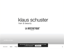 Tablet Screenshot of klausschuster.de